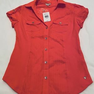 Coral Guess NWT shirt